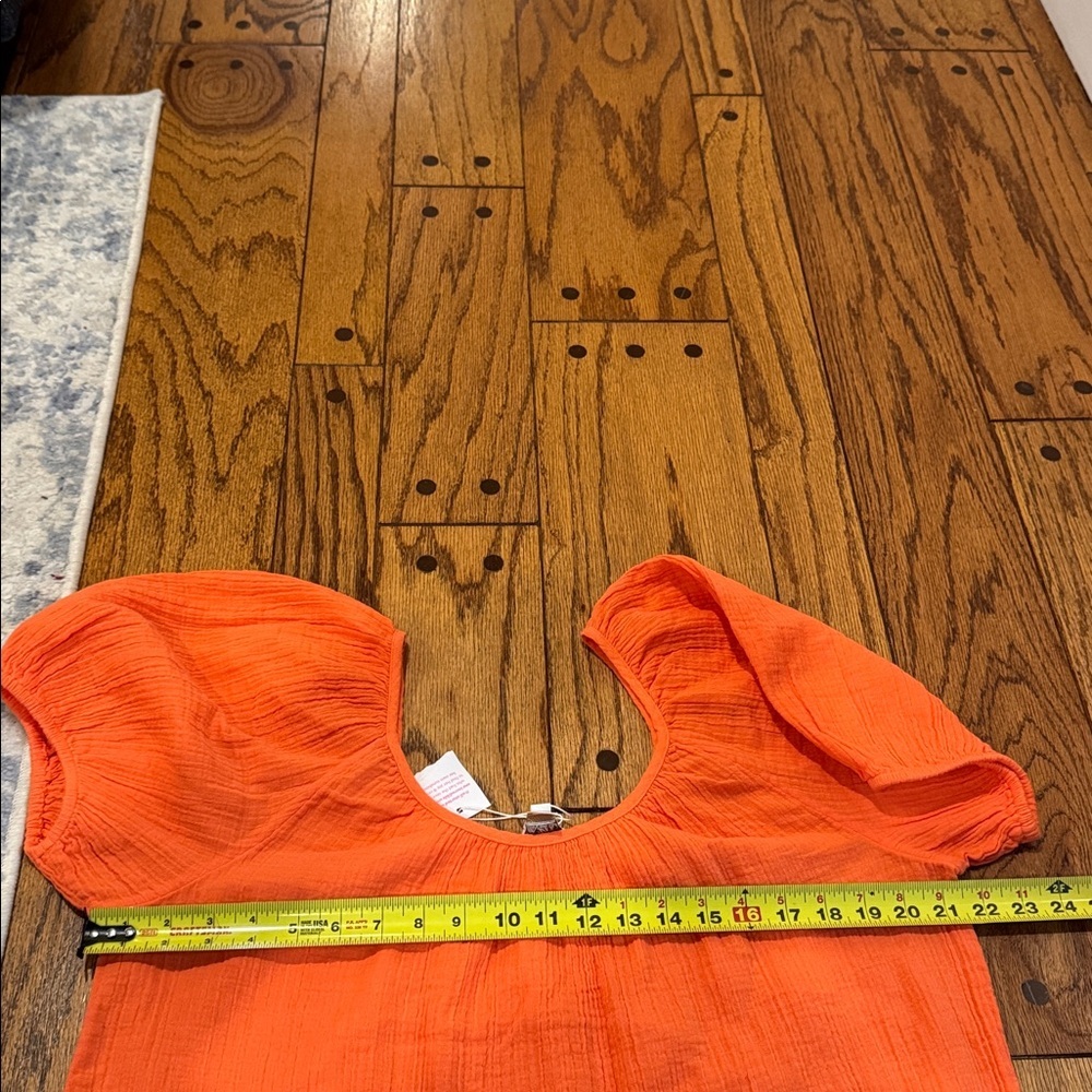NWT Lilly Pulitzer Zemini Maxi Dress Cover-Up Orange Size Small - Picture 10 of 11